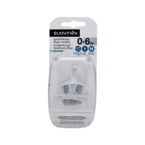 SUAVINEX TETINA SILICONA ANATOMICA T1M 2 UD