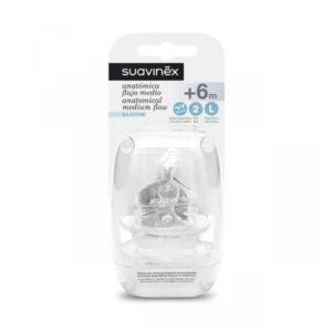 SUAVINEX TETINA SILICONA ANATOMICA T2L 2 UD
