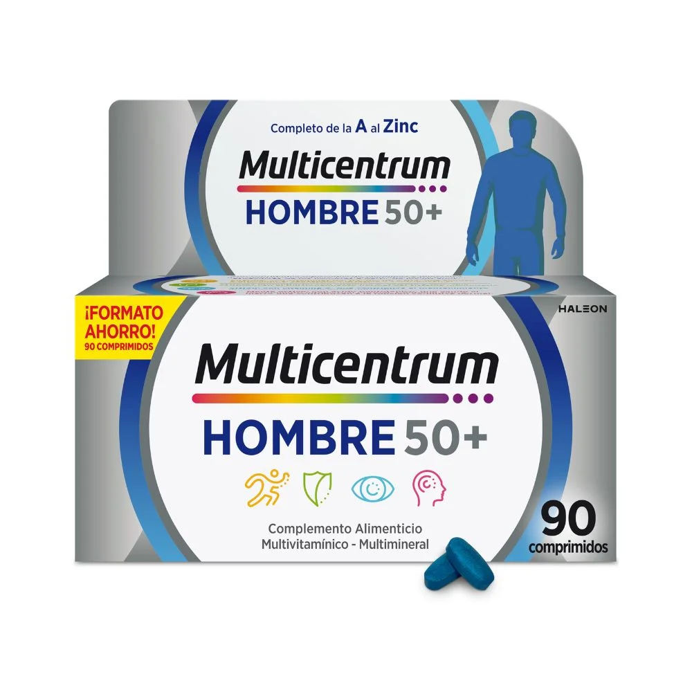 MULTICENTRUM HOMBRE 50+ 90 COMPRIMIDOS