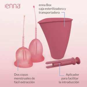 ENNA CYCLE STARTER COPA MENSTRUAL KIT 1UD MUJERES