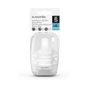SUAVINEX TETINA SILICONA FISIOLOGICA FLUJO L 2 UNIDADES